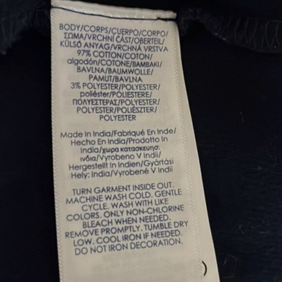 Chaps Navy White Stripe Button Down Blazer Jacket NWOT Size 2X - Picture 12 of 12